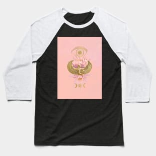 Rose and Gold Symbols Baseball T-Shirt